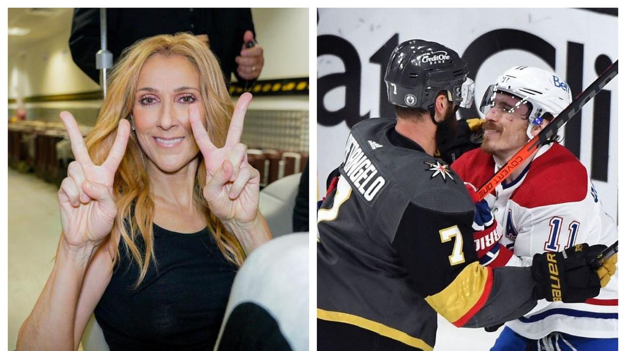 Une photo de Céline Dion en Golden Knights au match 5 du CH enflamme les fans québécois