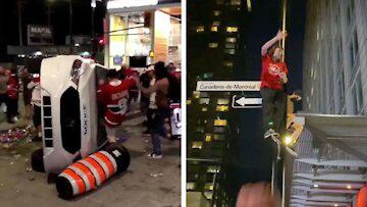 Le CH va en finale de la Coupe Stanley et ça a dégénéré dans les rues de Montréal (VIDÉOS)