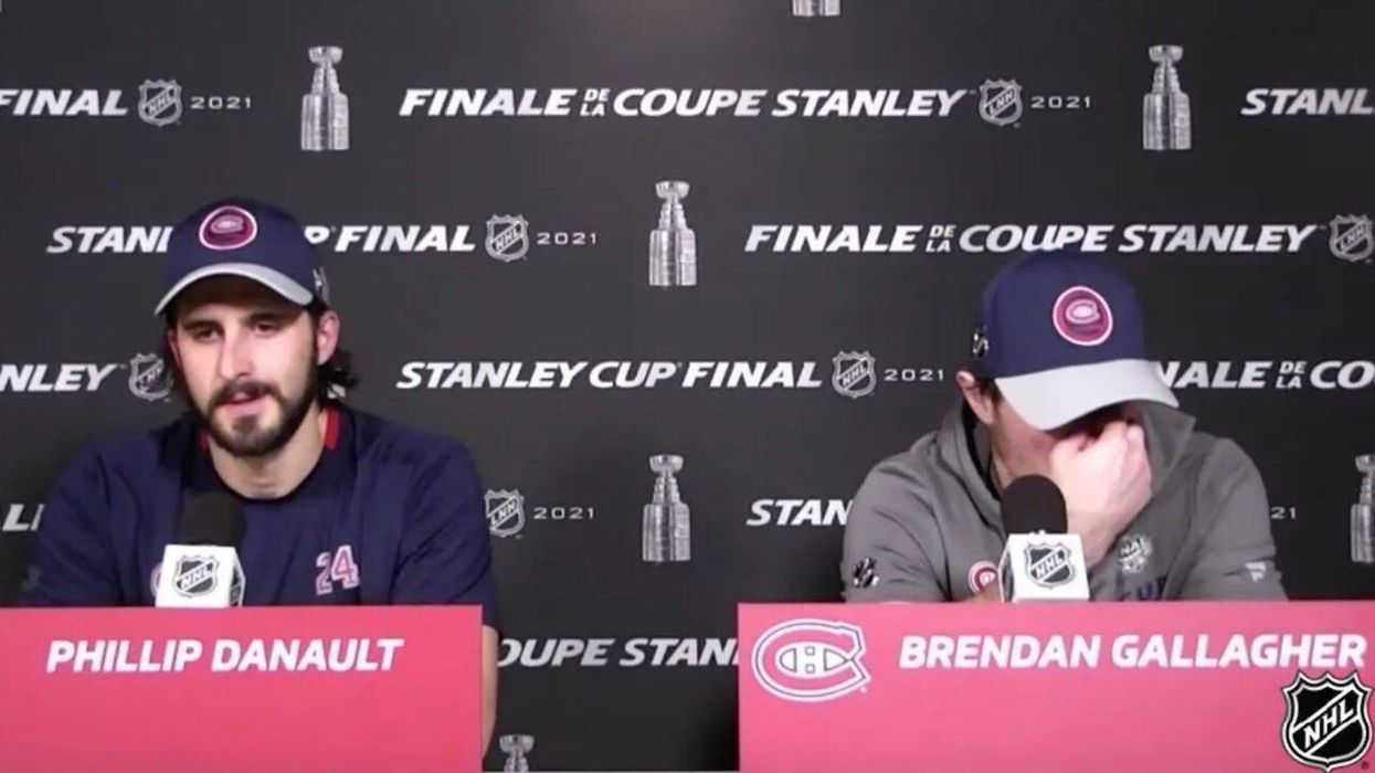 Gallagher avait de la misère à parler après la défaite du CH et ça met les larmes aux yeux