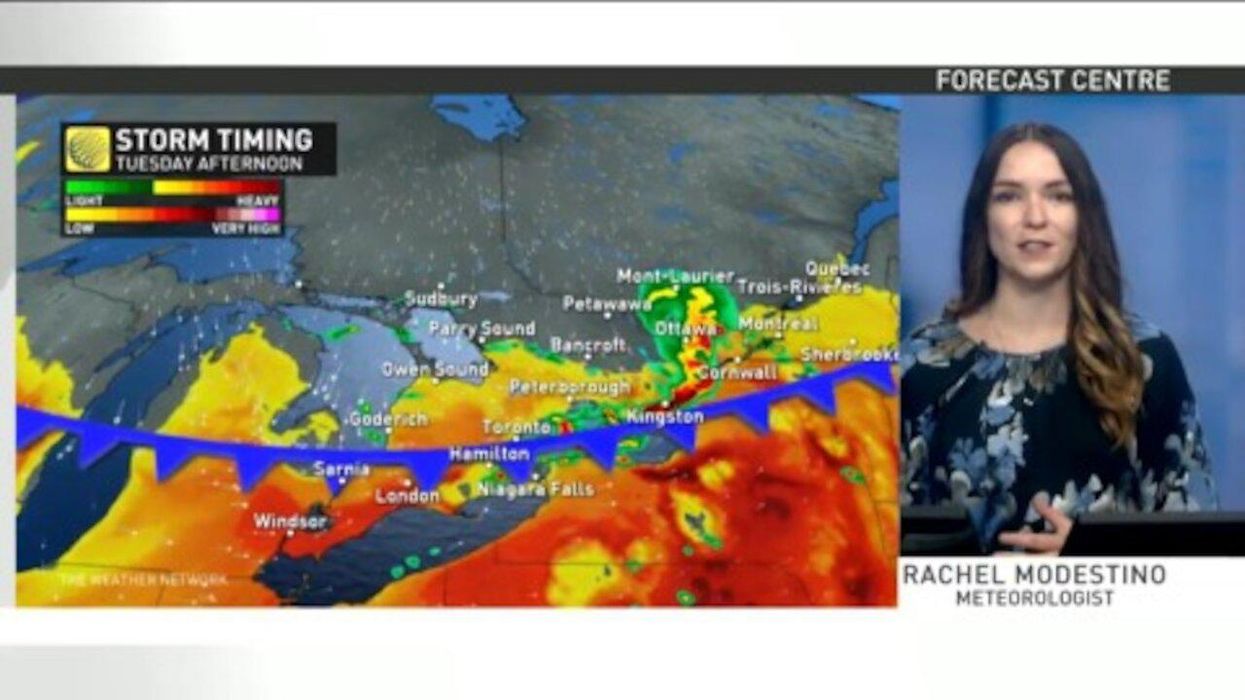 Parts Of Ontario Are About To Be Hit By 'Ping Pong-Sized Hail' & Tornadoes Are Possible