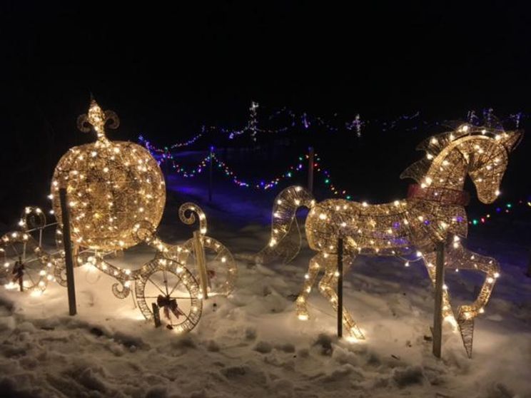 This Lights Trail Near Ottawa Will Take You Through A Forest To A Hidden Christmas Village Narcity