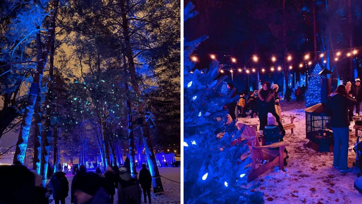 Ce parcours gratuit de Moment Factory à 1h30 de Montréal te fera rêver