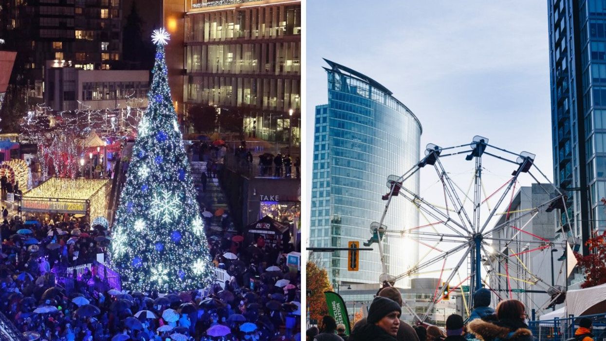 This free holiday festival near Vancouver has a 60-foot tree and 500 feet of waterfall lights