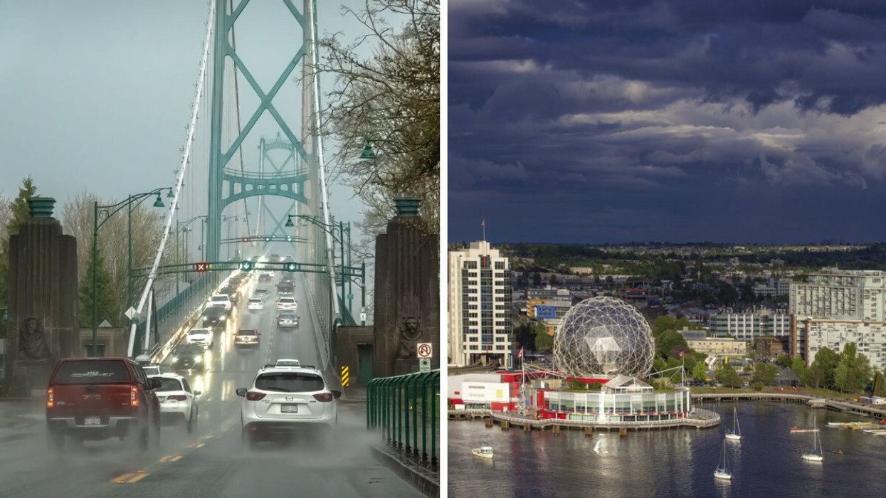 An 'atmospheric river event' is heading for BC with up to 100 mm in the forecast