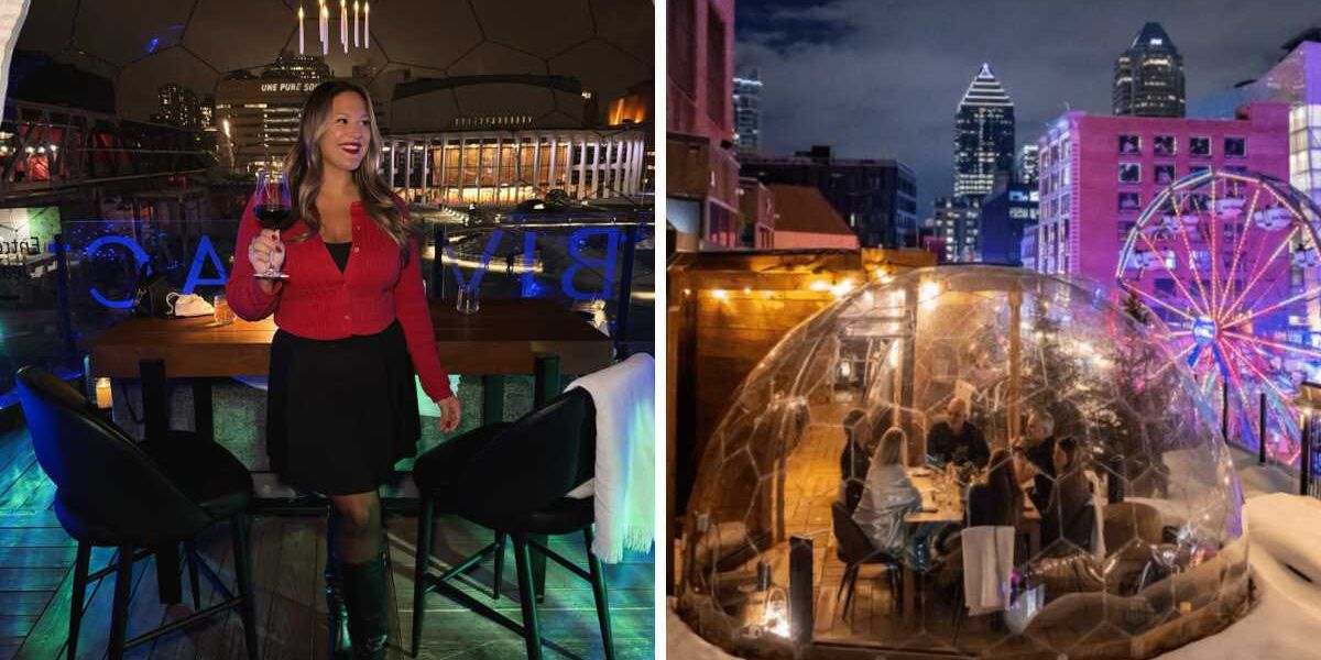 Ce souper dans une bulle à Montréal est l'expérience ultime pour impressionner ta date