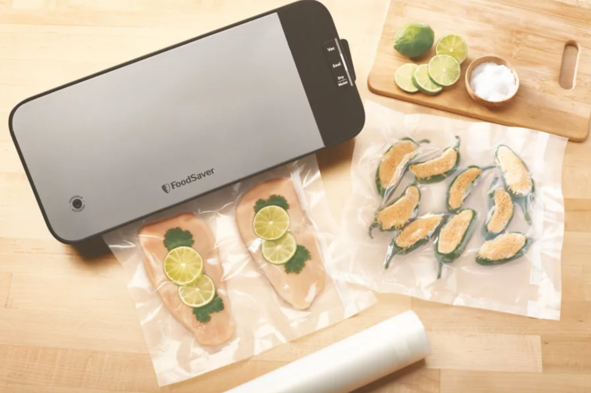 FoodSaver Space Saving Food Vacuum Sealer With Roll Storage Narcity