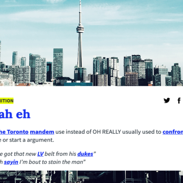 Debby toronto slang
