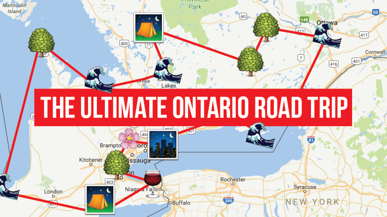 This Map Will Take You On The Most Epic Road Trip Through Ontario Anyone's  Ever Been On - Narcity This Map Will Take You On The Most Epic Road Trip Through Ontario Anyone's  Ever Been On - Narcity