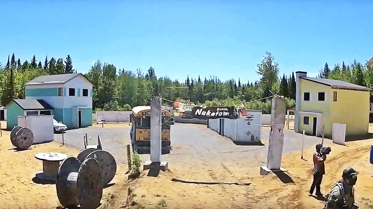 เวทีเพนท์บอลในแคนาดาเป็นเหมือน