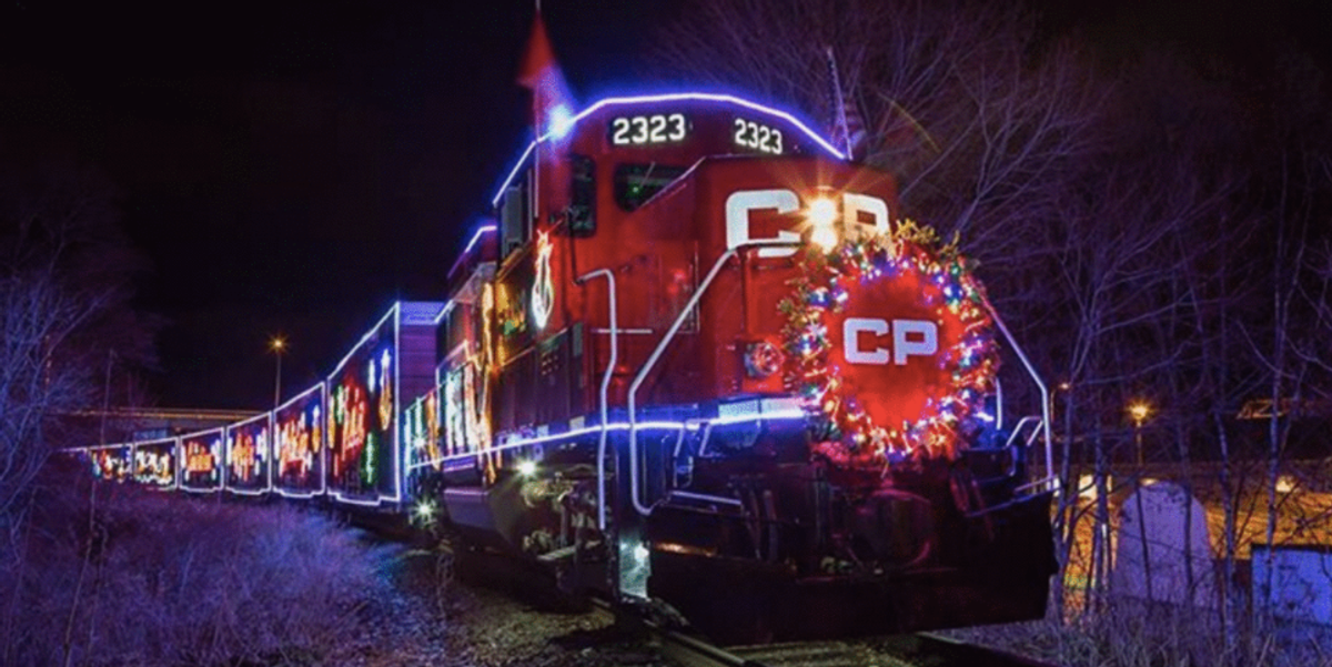 Canada's Christmas Train Makes Its First Stop In Toronto Next Week