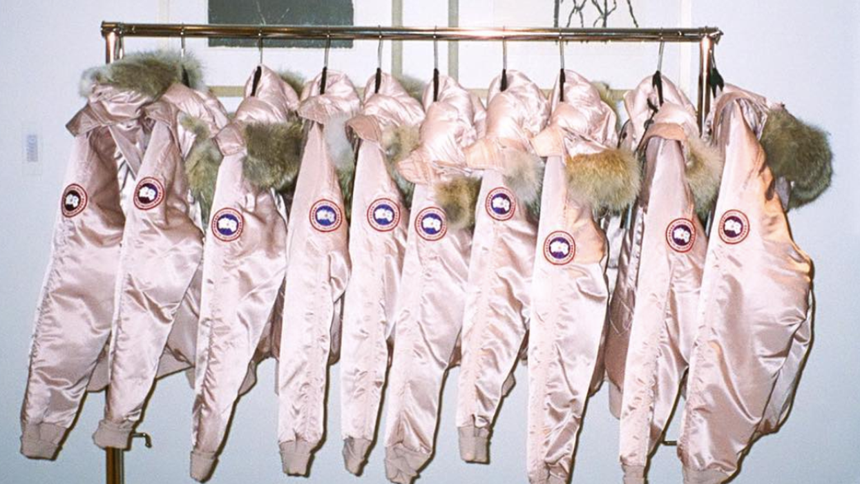 Ovo canada sales goose pink jacket