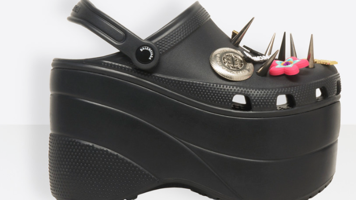 Balenciaga discount croc platforms