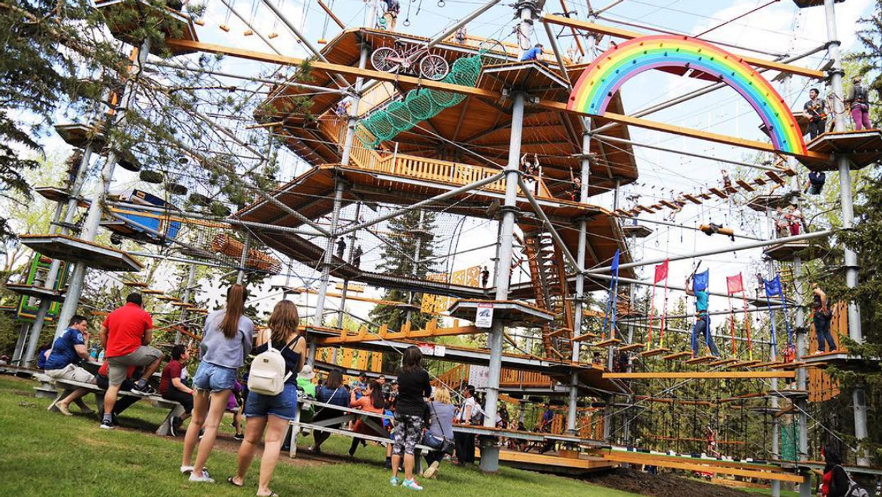 This Suspended Adult Playground In Edmonton Will Bring Out Your