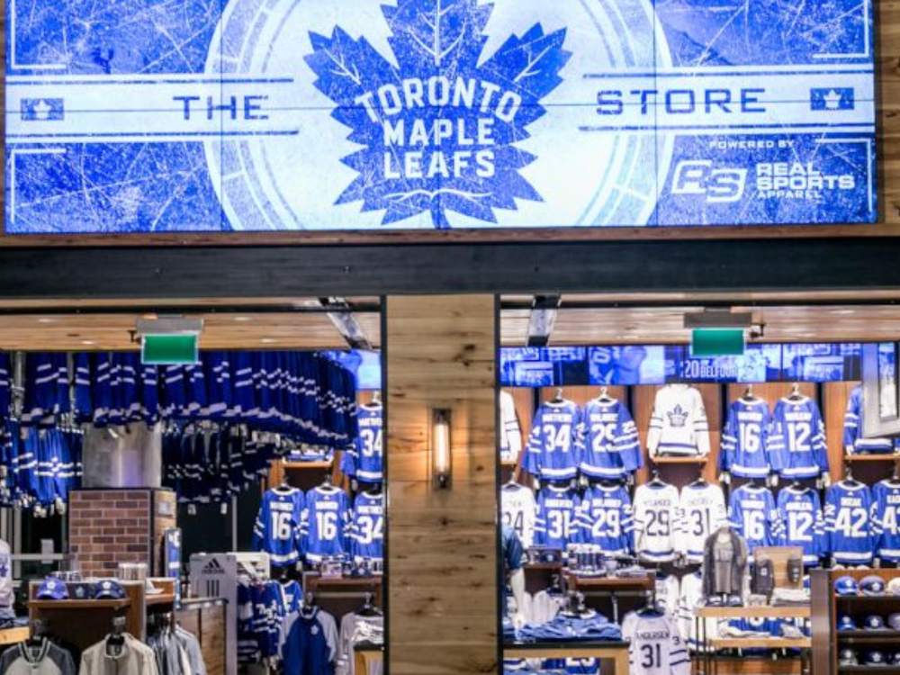 Toronto maple leaf deals store