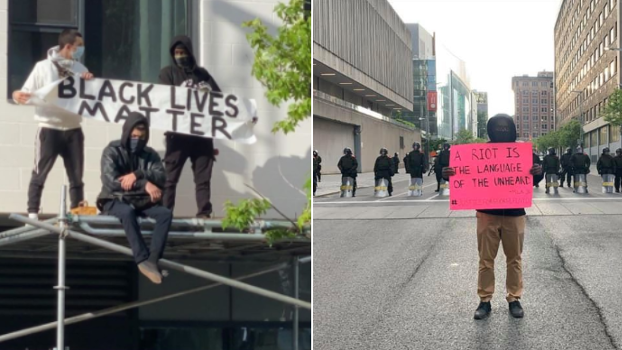 La manifestation antiracisme à Montréal s'est terminée en grabuge (VIDÉOS)