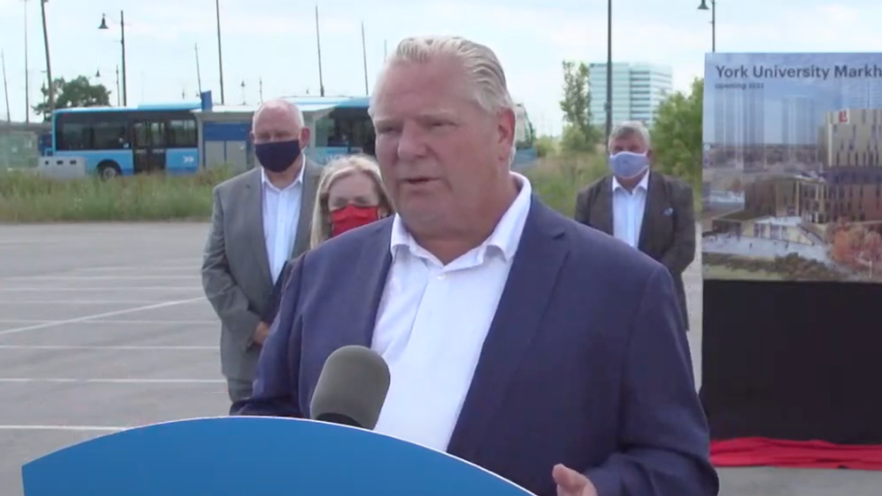 Ford Says It's 'Disgusting' That Ontario Towns Are Charging Visitors $50 For Parking