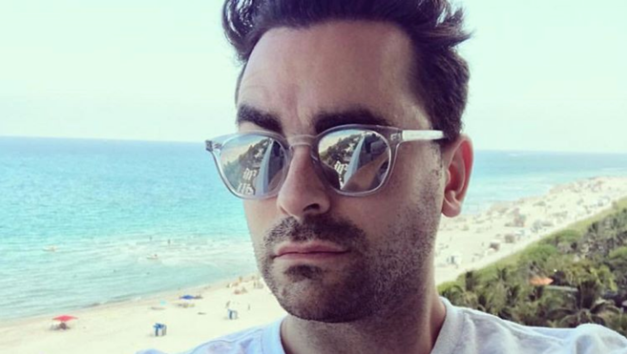 Dan Levy Is Back In Canada & Shows Off His Tim Hortons Order (PHOTO)