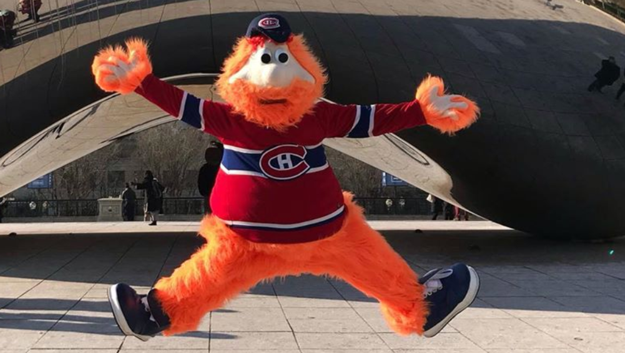 Youppi! la mascotte des Canadiens de Montréal doit lui aussi porter le masque (VIDÉO)