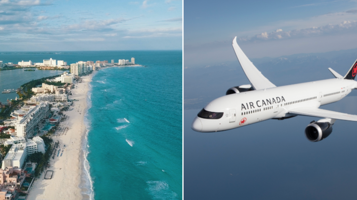 Cette carte indique où les Canadiens peuvent voyager dans le monde actuellement