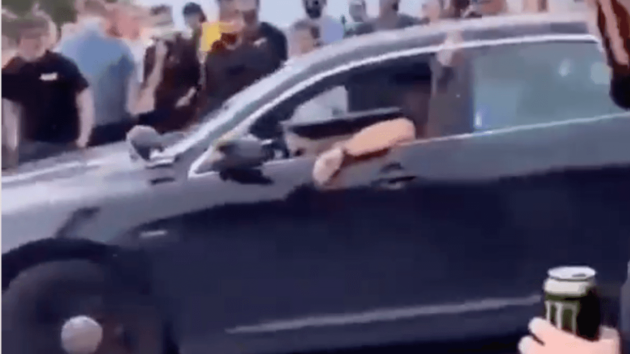 Someone Pelted A Cop Car At The Wild Wasaga Beach Car Rally This Weekend (VIDEO)