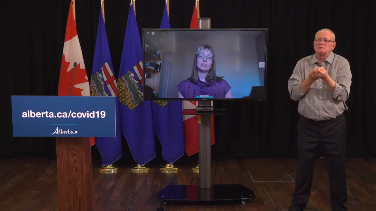 Dr. Hinshaw Did Yesterday's Conference Over Video Call Because She's In Self-Isolation