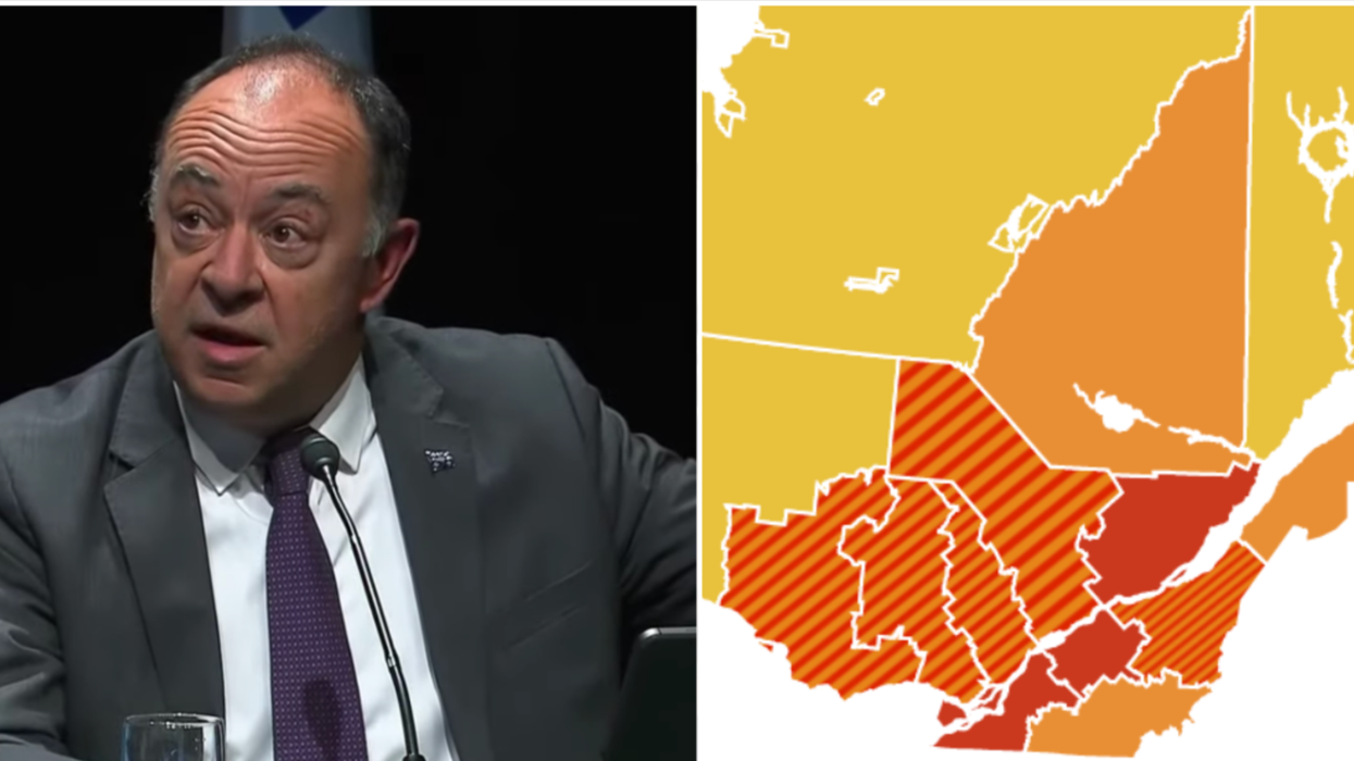 11 régions sur 19 ont maintenant des secteurs en zone rouge au Québec et voici lesquelles