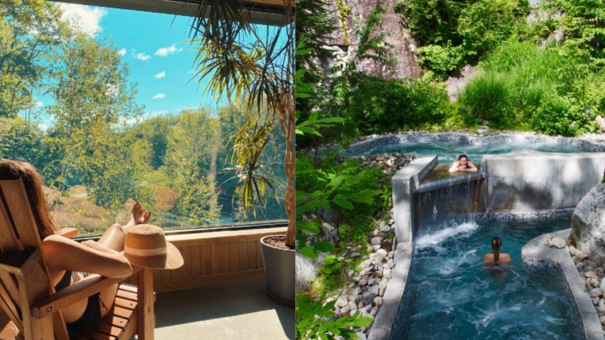 Ce spa dans la forêt à 1 h de Montréal offre une vue complètement magique