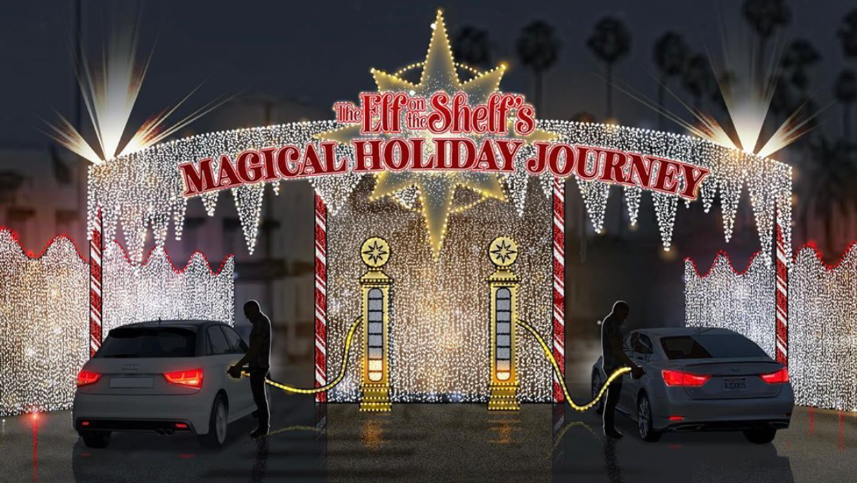 The Concept Of This 'Elf On A Shelf' Drive Thru In Los Angeles Is Hilariously Terrifying