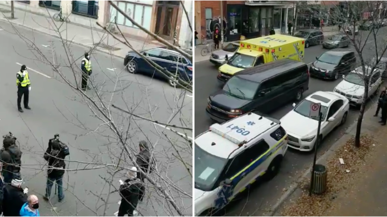 Opération policière près d'Ubisoft à Montréal: Le SPVM demande d'éviter le secteur (Vidéo)
