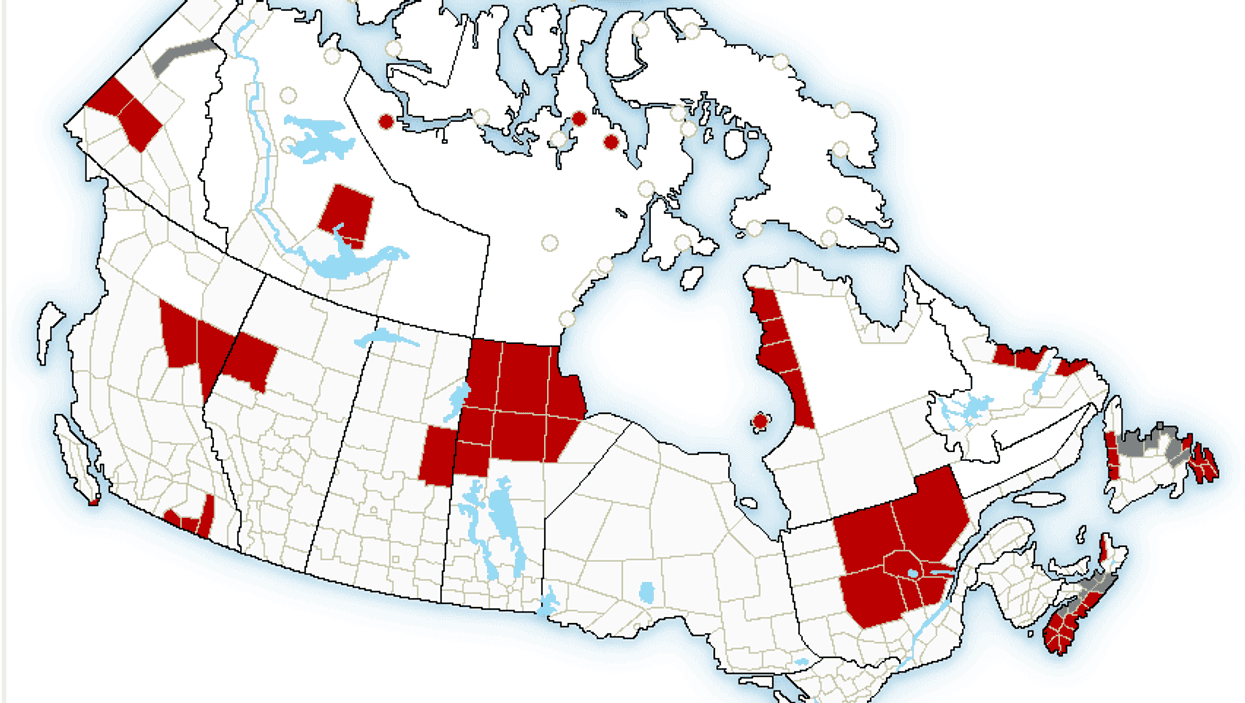 Snowfall Warnings Are Popping Up All Over Canada & Nova Scotia Is About To Get Buried