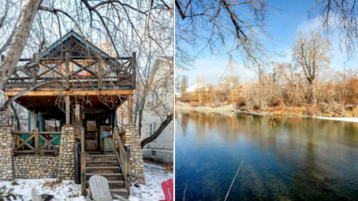 This New York-Style Riverfront Home For Sale In Calgary Is Somehow Under $500K (PHOTOS)
