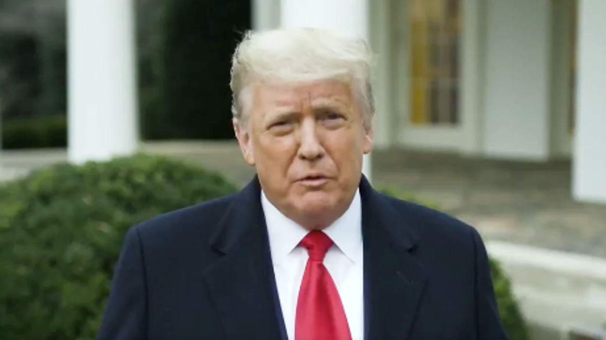 Trump Tells Violent Protesters To 'Go Home In Peace' But Still Says Election Was Stolen