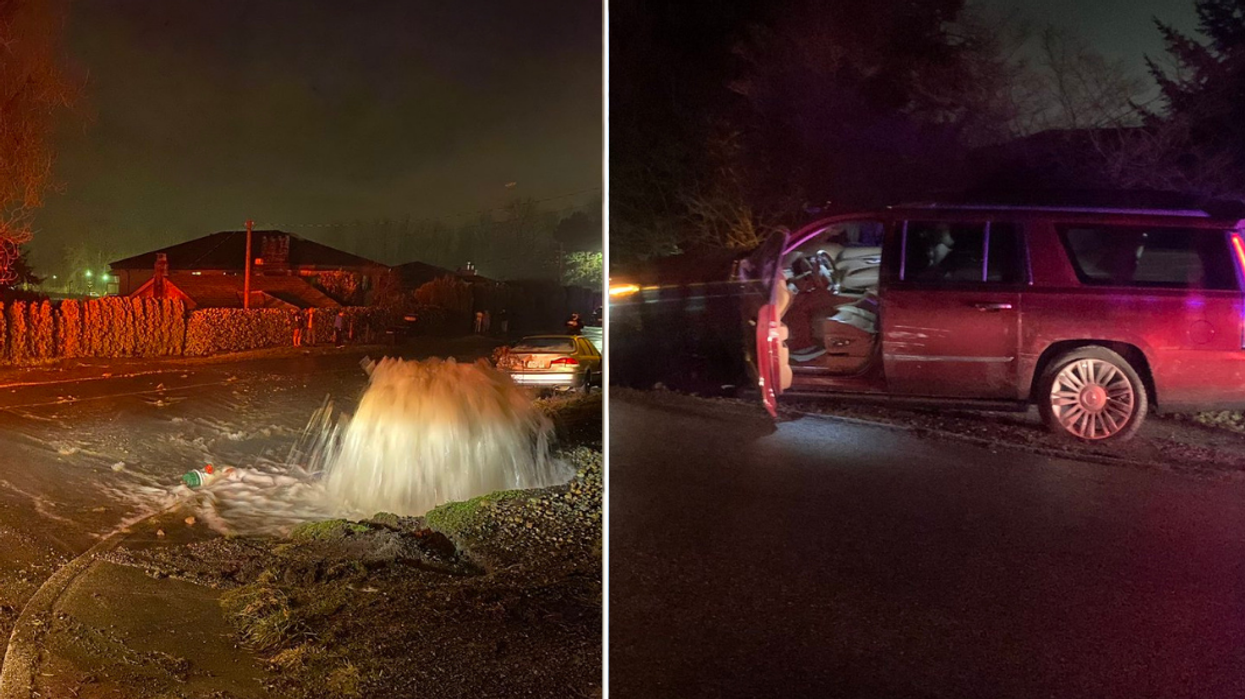 Suspected Drunk Driver Wreaked Havoc In BC & Flooded Several Homes Then Tried To Run Away