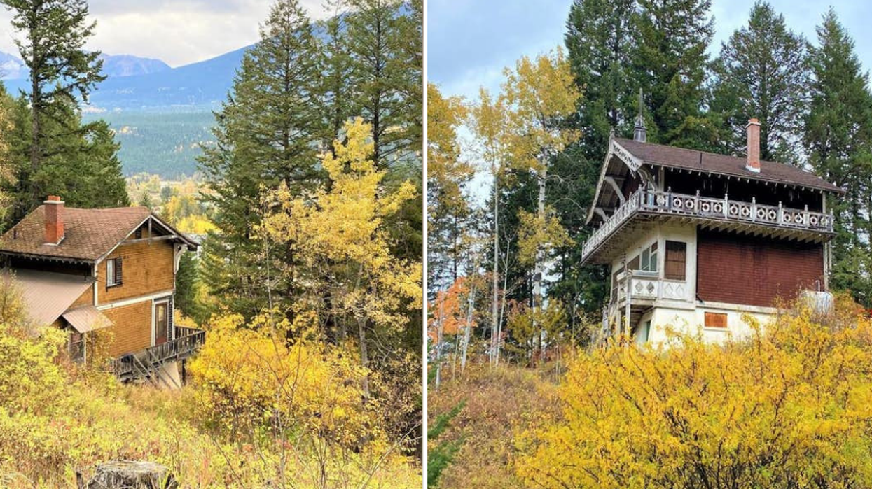 You Can Buy An Enchanting Swiss Village In BC With 6 Separate Homes Atop 50 Acres