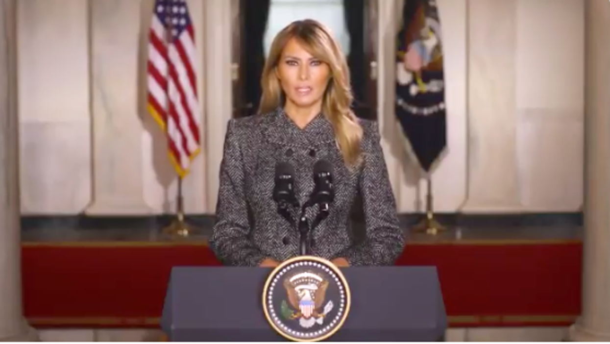 Melania Trump Just Released A Farewell Speech To Americans & Reflected On The Past 4 Years