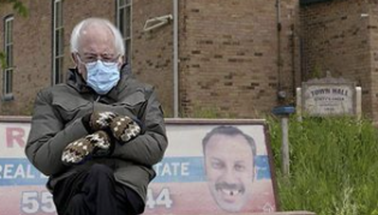 A Crocheted 'Bernie Mittens' Doll Just Raised An Incredible Amount Of Money For Charity