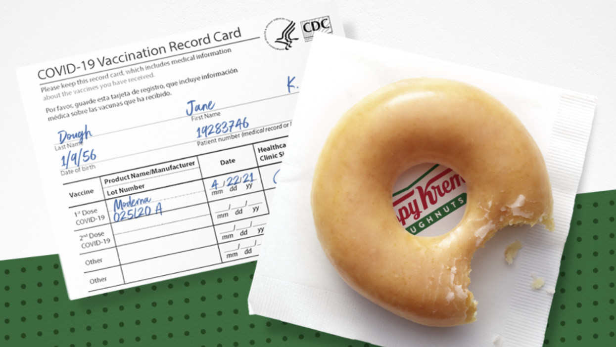 Getting The COVID-19 Vaccine Can Score You Free Krispy Kreme Doughnuts For The Year
