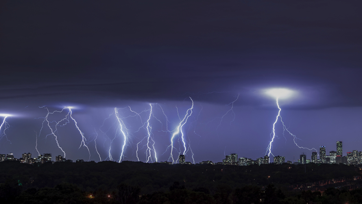 The GTA Is Under Weather Alerts For Intense Thunderstorms, Winds & Up To 50 mm Of Rain