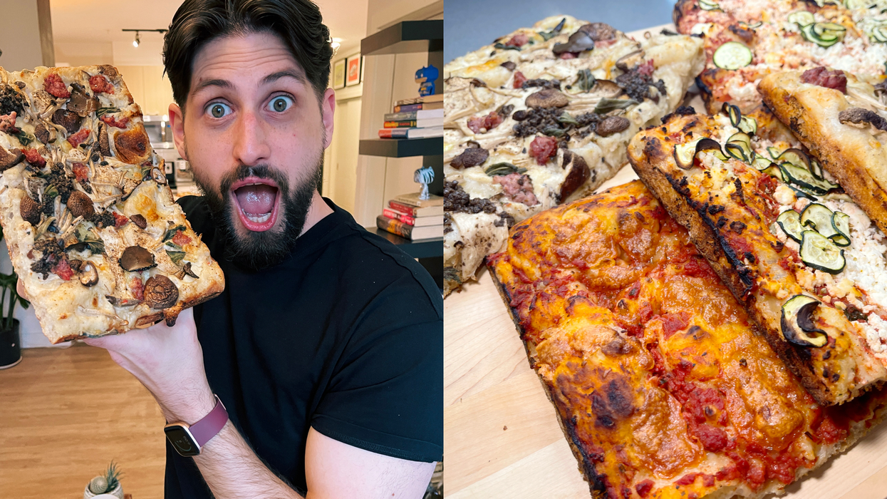 Montreal's Giant Square Roman Pizza Revolution (VIDEO)