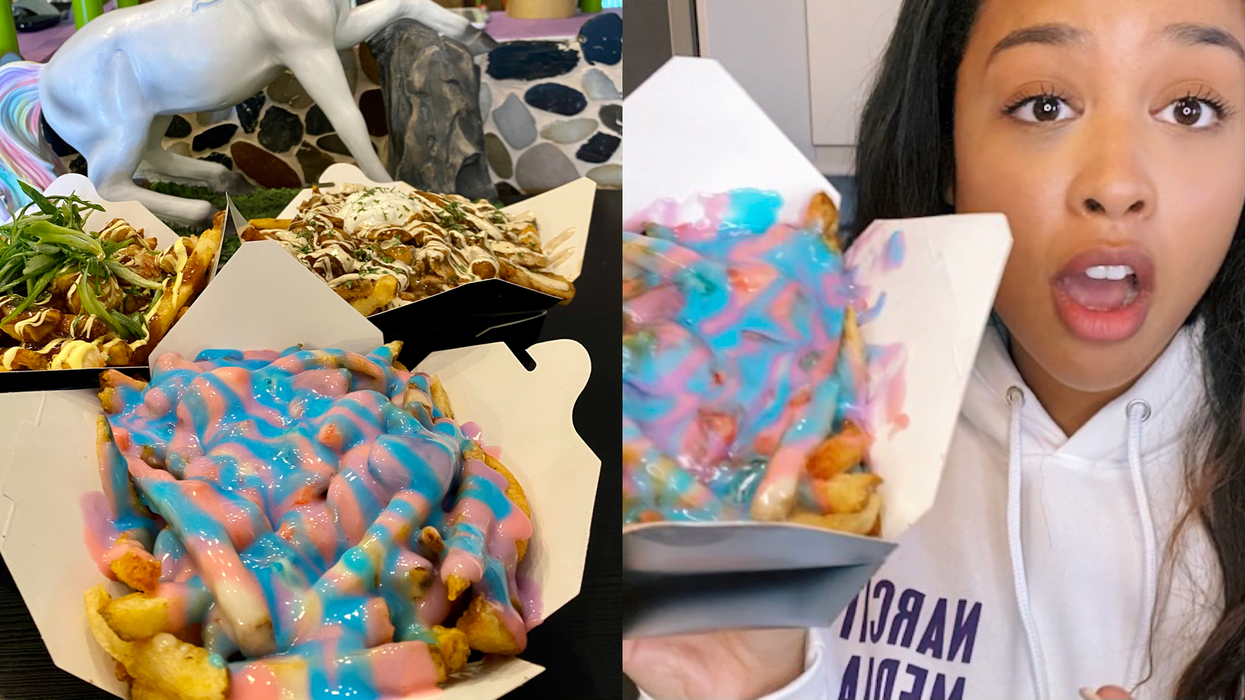 Canada's Most Colourful Poutine Is In Toronto (VIDEO)