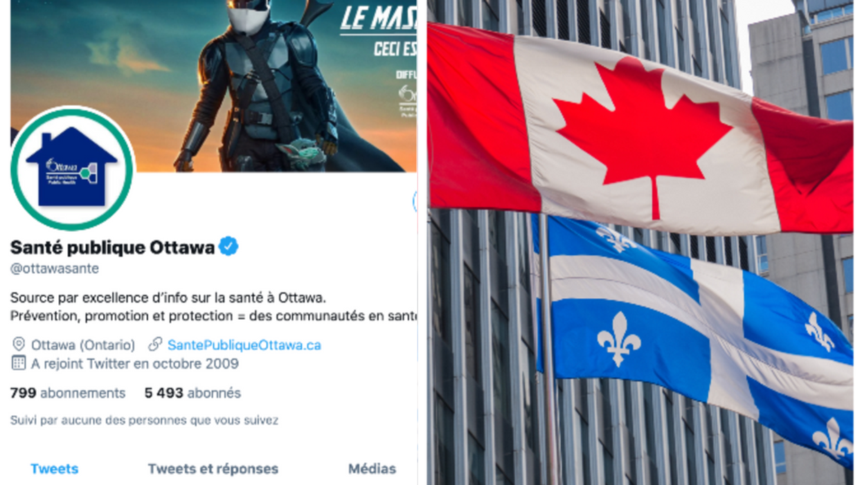 Santé publique Ottawa partage un tweet « dirty » en essayant d'écrire en français