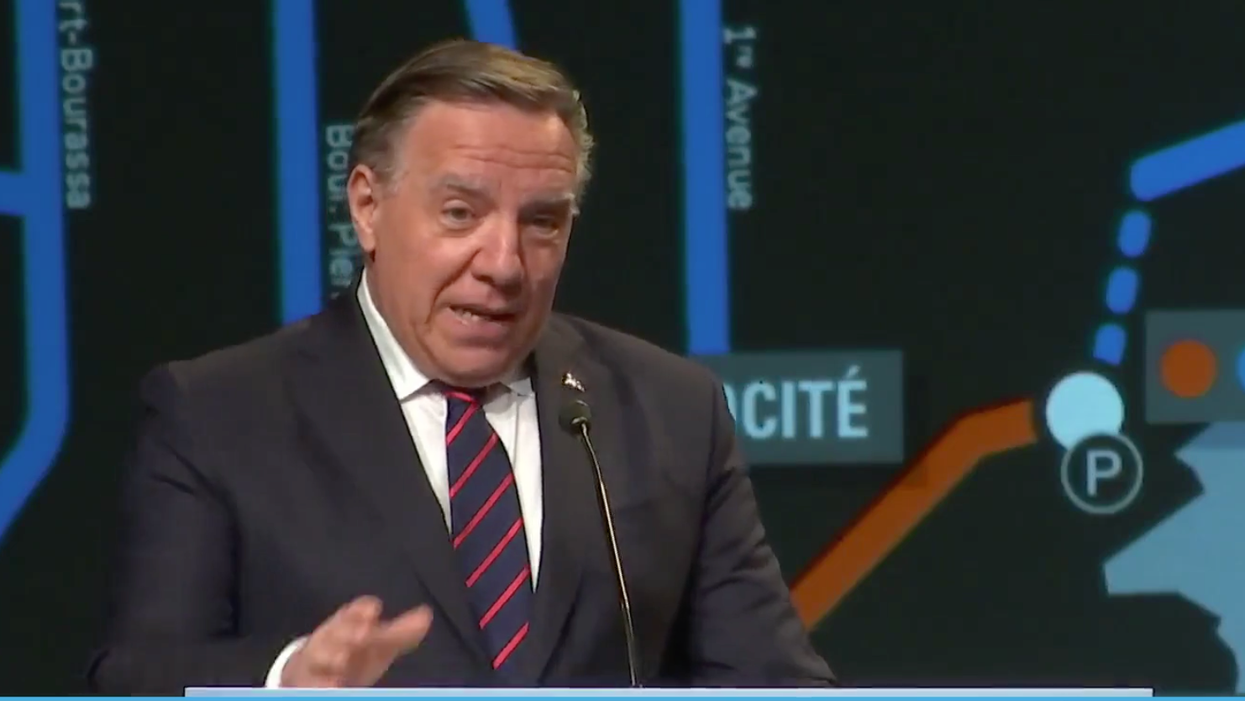 Legault dévoile le méga projet du tramway et du tunnel à Québec