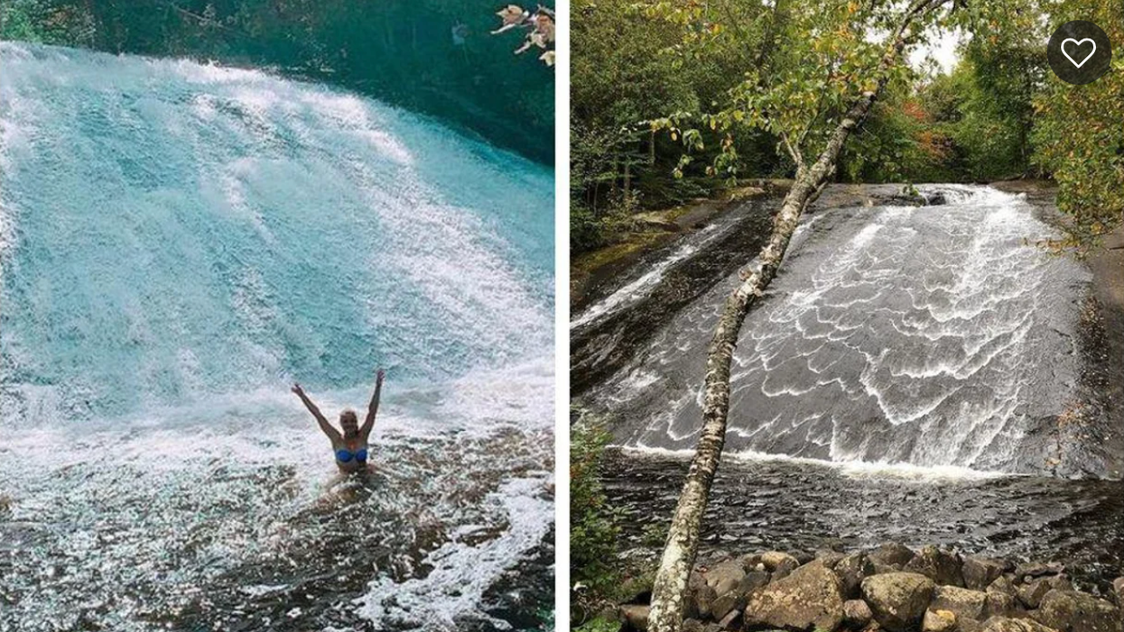 Tu peux glisser dans cette magnifique chute à 3 h de Montréal (Mise à jour)