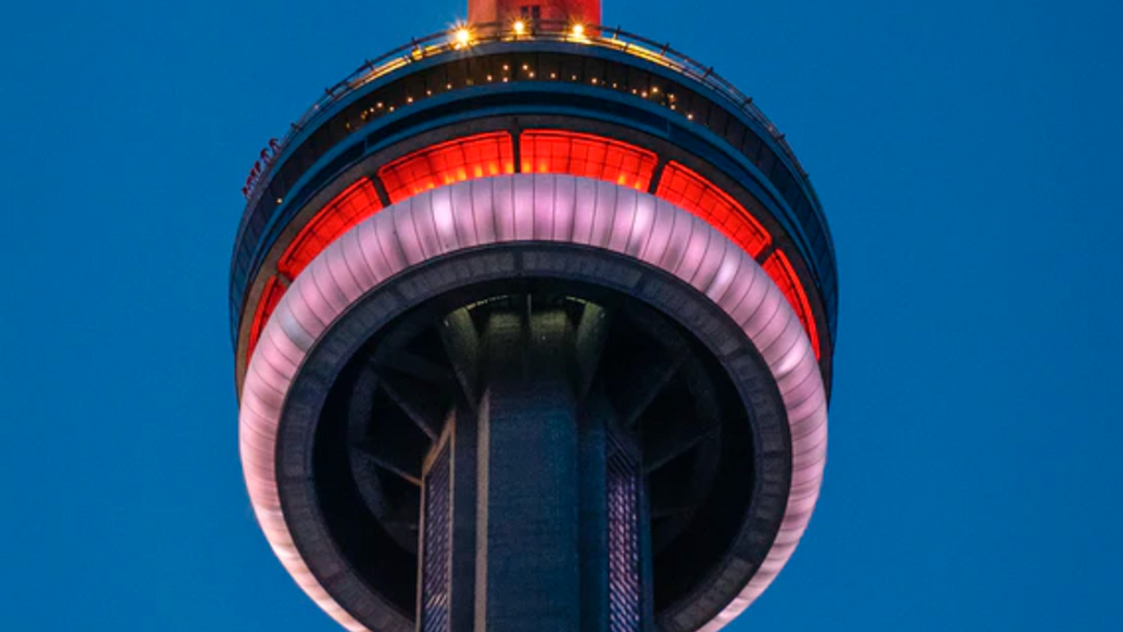 Leafs Fans Are Beyond Offended By The CN Tower's Tribute To The Habs Last Night (PHOTO)