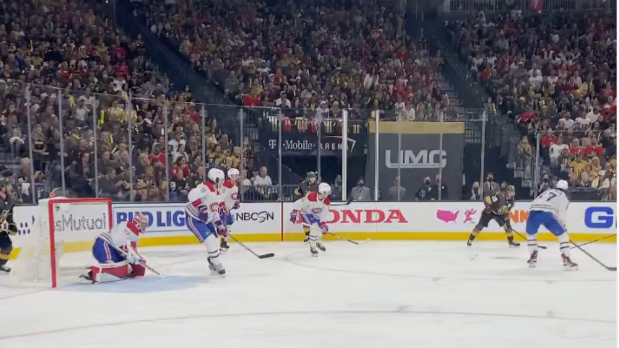 L'aréna de Vegas était bondé pour le match contre les Habs et ça fait réagir les Québécois