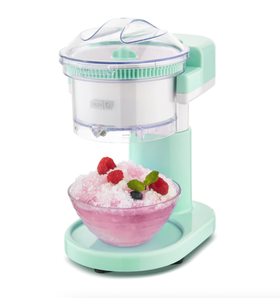The Dash Shaved Ice Maker From Indigo Comes In A Cute Colour & Is