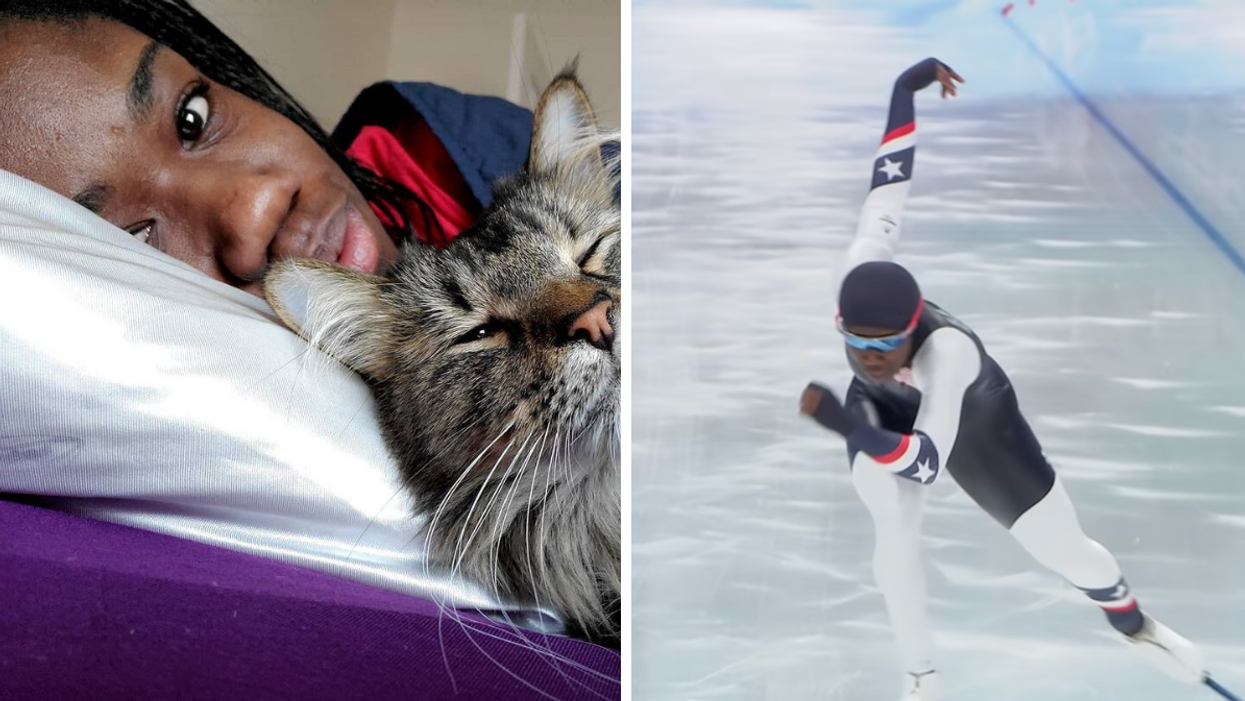 A Black Woman Just Won Olympic Speed Skating Gold For The First Time After A Selfless Choice