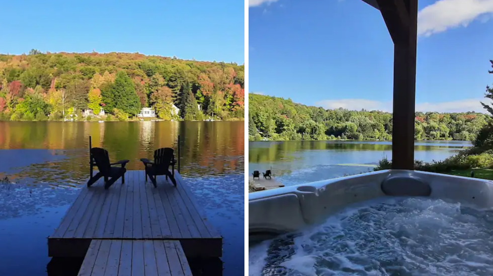 6 chalets vraiment WOW à moins de 2 h de Montréal à louer en gang cet automne 2022 Narcity