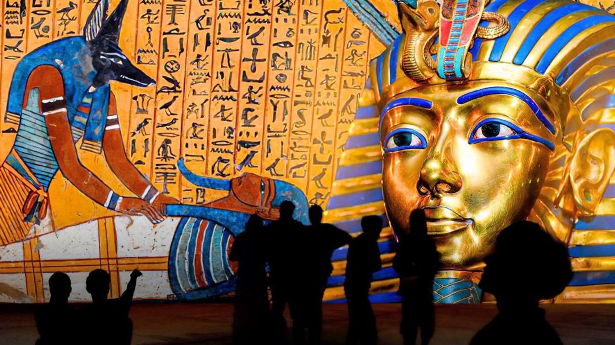 Immersive King Tut in Toronto, Ontario.