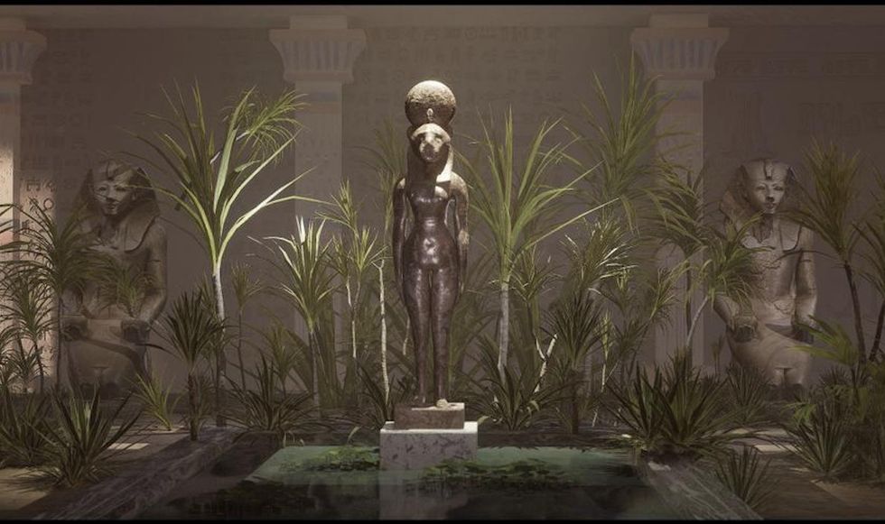 Immersive King Tut in Toronto, Ontario.